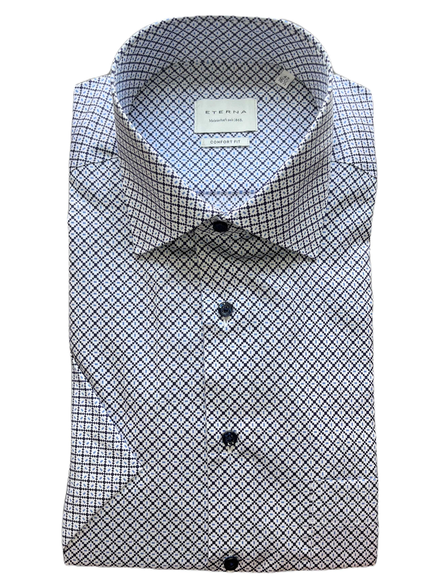 Eterna Comfort fit Kortærmet skjorte